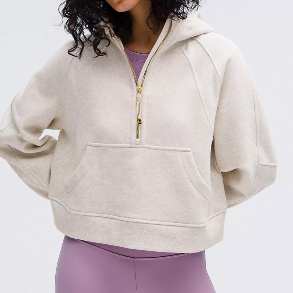 Scuba Oversized Half-Zip Hoodie